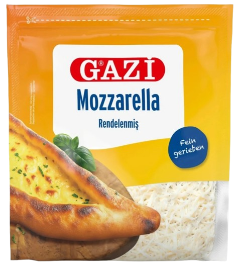 Gazi Mozzarella Juustoraaste 42,5% 180g - Erikoisjuustot - 20941 - 1