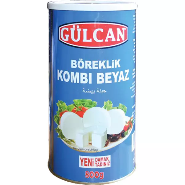Gulcan Böreklik Kombi Beyaz Peynir/ Fetajuusto 800g TNK - Salaattijuustot - 2691 - 1