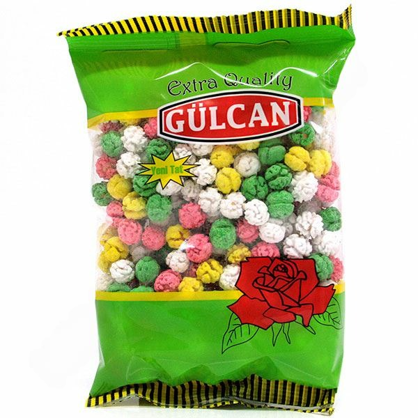 Gulcan Meyveli Leblebi Sekeri / Hedelmäsokeroidut kikherneet 350g - Pähkinät - 2831 - 1