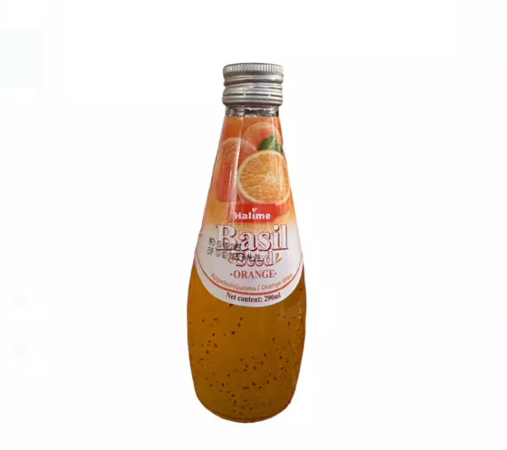Halime Basil Seed Drink Orange / Appelsiinijuoma 290ml CAM - Limonadit ja virvoitusjuomat - 11831 - 1