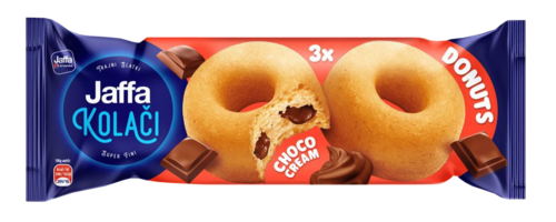 Jaffa Crvenka Donuts Choco Cream/ Donitsikeksi 75g - Täytekeksit ja vohvelit - 21041 - 1