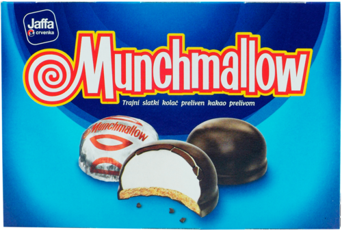 Jaffa Crvenka Munchmallow/ Keksi 105g - Täytekeksit ja vohvelit - 3241 - 1