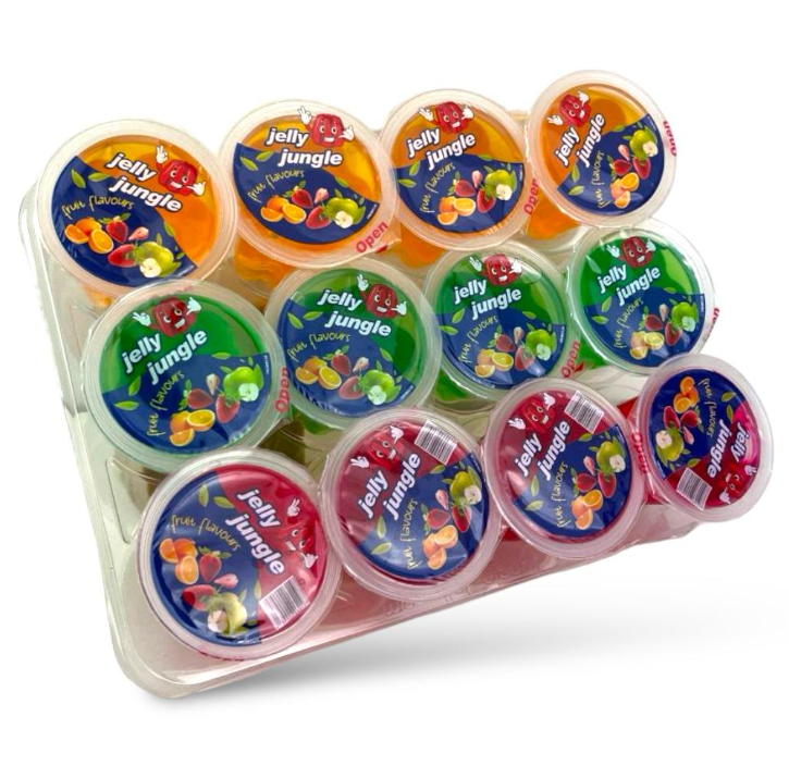 Jelly Jungle Fruit Flavour Hyytelö (SAO) 12x70g - Konvehdit - 17661 - 1
