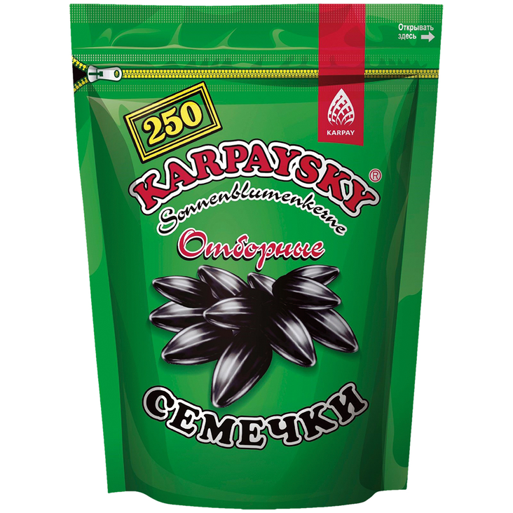 Karpaysky Black Sunflower seeds/ Auringonkukansiemenet 250g - Siemenet - 20751 - 1