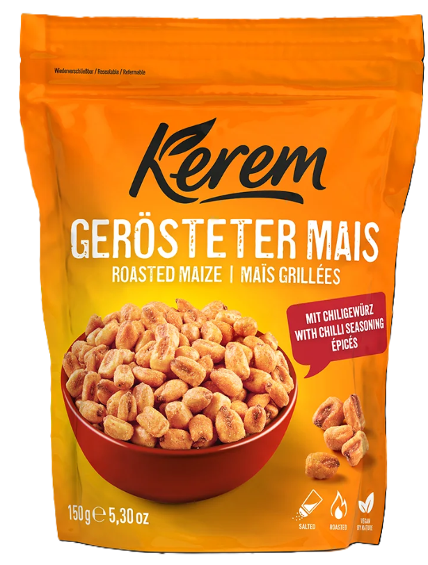 Kerem Maize Chili / Maissijyvä chilimausteilla 150g - Pähkinät - 21621 - 1