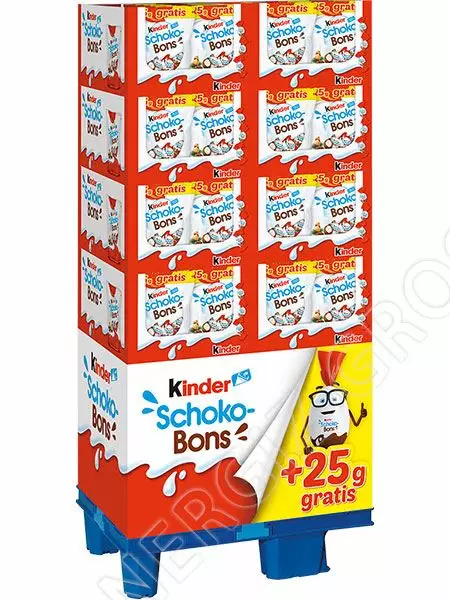 Kinder Shoko Bons 200g+25g Display - Suklaat - 13821 - 1