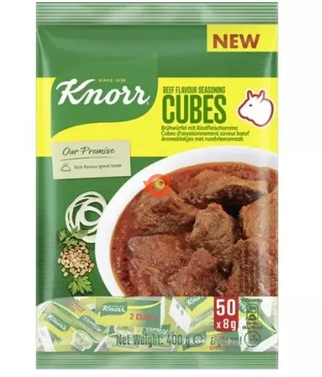 Knorr Bouillon Cubes Beef 400g - Liemikuutiot ja -jauheet - 14861 - 1