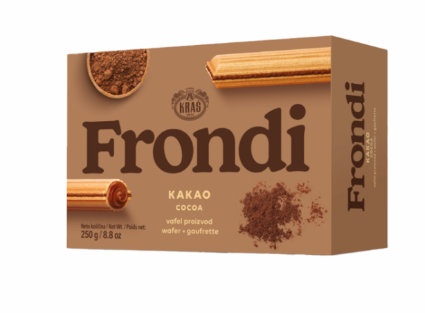 Kras Frondi Kakao / Kaakaovohveli 250g - Täytekeksit ja vohvelit - 16651 - 1