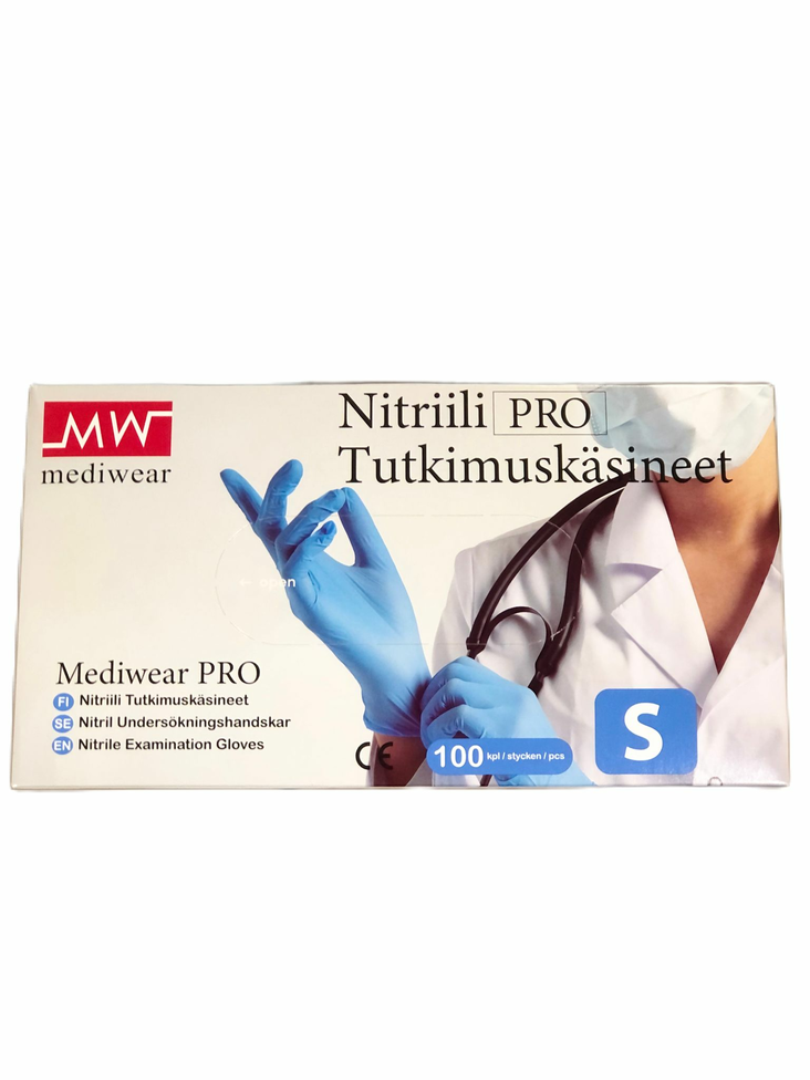 LMW Mediwear Suojahanskat S 100kpl - Siivousvälineet ja tarvikkeet - 16811 - 1