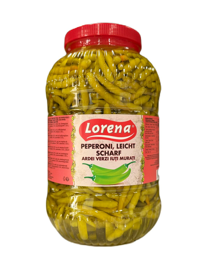 Lorena Yakan Biber Tursu / Chilipaprikat suolaliemessä 4930g PET - Pepperonisäilyke - 17731 - 1