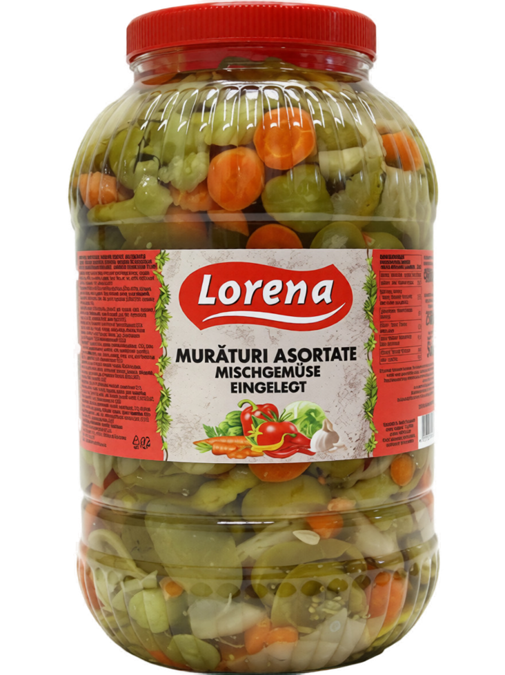 Lorena Turlu Tursu / Vihannessekoitus suolaliemessä 4800/2500g PET - Vihannessäilykkeet - 19661 - 1