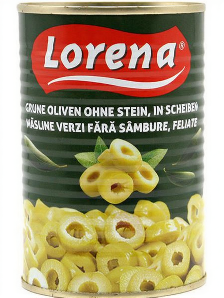 Lorena Zeytin Olive/ Vihreä Oliivi Viipaloitu 300g TNK - Oliivisäilykkeet - 19001 - 1