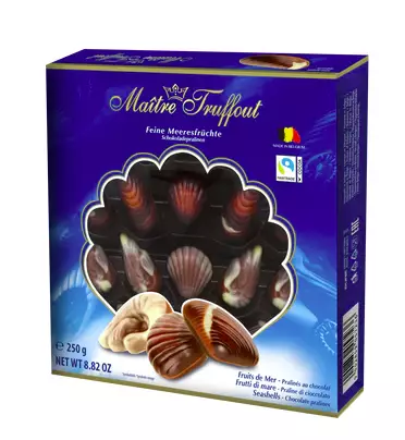 Maitre Truffout Seashells Simpukka suklaa 250g - Konvehdit - 15301 - 1