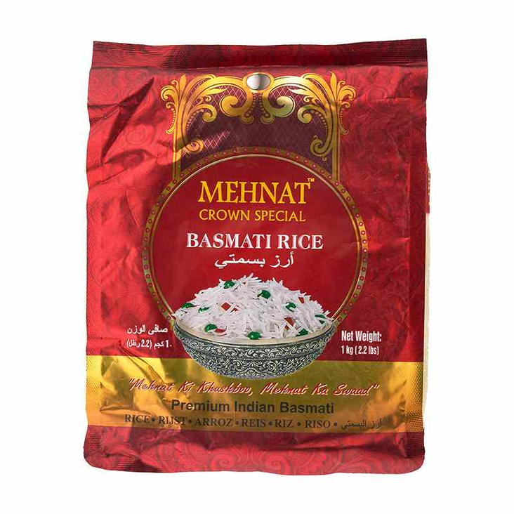 Mehnat Crown Special Basmati Rice 1kg - Basmatiriisit - 11881 - 1