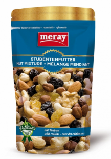 Meray Kokteyl Tursuz / Pähkinäsekoitus rusinoilla suolaton 150g - Pähkinät - 7041 - 1