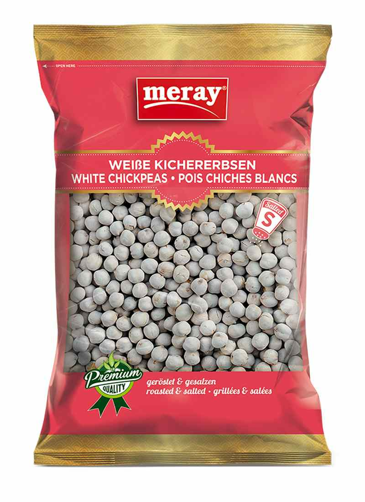 Meray Beyaz Nohut Kavr&Tuzlu / Paahdetut&suolatut valkoiset kikherneet 250g - Pähkinät - 13721 - 1