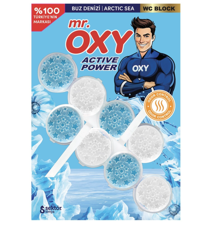 Mr Oxy Arctic Sea WC-raikastin 2x50g - Ilmanraikastimet - 18421 - 1