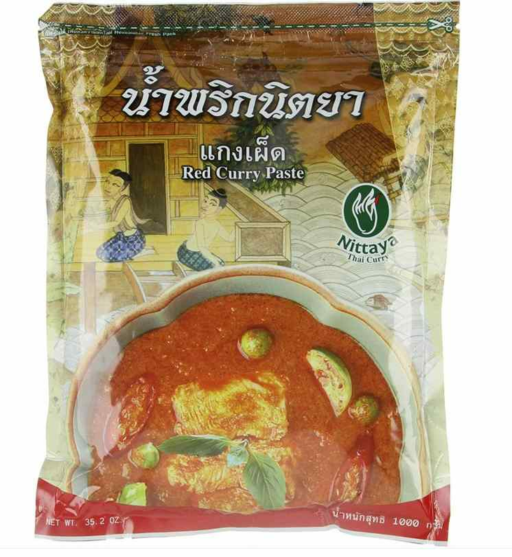 Nittaya Red Curry Past/ Currytahna 1kg - Erikoiskastikkeet - 15961 - 1