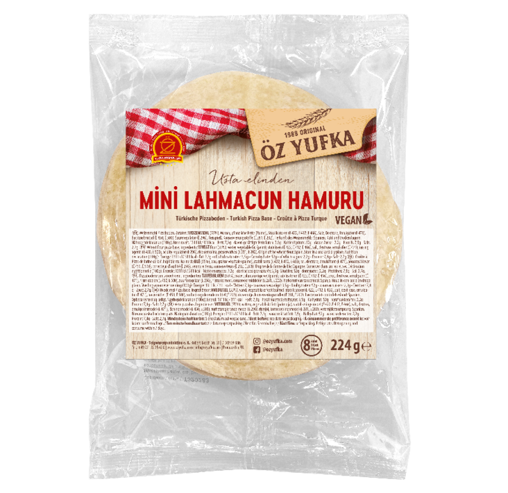 Öz Yufka Mini Lahmacun Hamuru / Tortilla 8pcs/224g - Tortilla-leivät - 8321 - 1