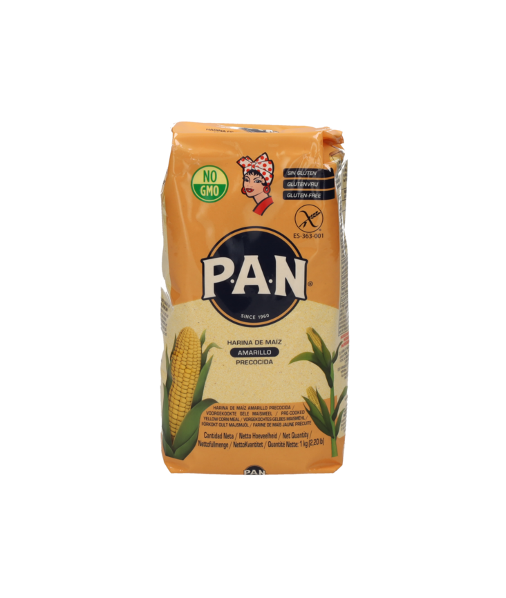 PAN (Harina) Keltainen Maissijauho 1kg Gluten Free - Maissijauho - 4191 - 1