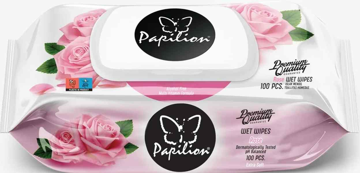 Papilion Wet Towels/ Kosteuspyyhe 100kpl - Siivousvälineet ja tarvikkeet - 15791 - 1