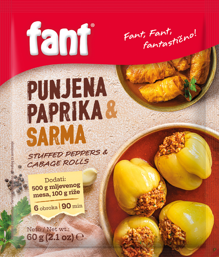 Podravka Fant Täytepaprika Mausteseos 65g - Maustesekoitukset - 7581 - 1