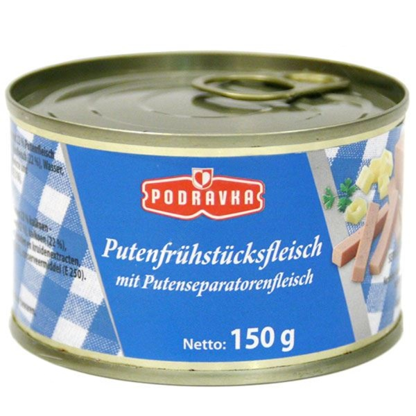 Podrovka Kalkkunasäilyke 150g TNK - Liha- ja riistasäilykkeet - 4341 - 1