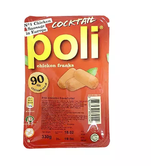 Poli Chicken Sausage Cocktail / Kana nakki 330g - Kana leikkeleet ja makkarat - 6681 - 1