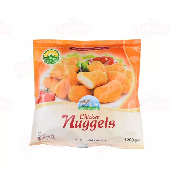 Qibbla Chicken Nuggets/ Nugetti 1kg - Kana pakasteet - 13871 - 1