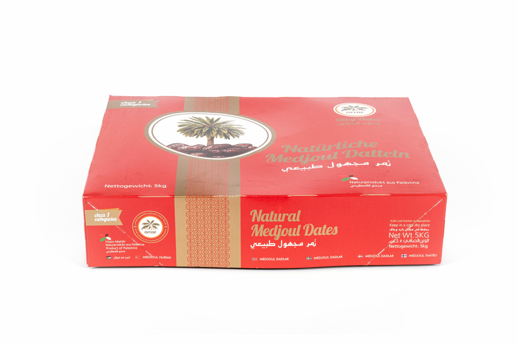 Qitaf Dates Medjool Choice Medium Taateli 5kg - Kuivatut hedelmät - 19441 - 1