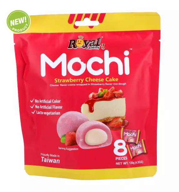 Royal Family Mochi Strawberry Cheese Cake 120g - Konvehdit - 15071 - 1