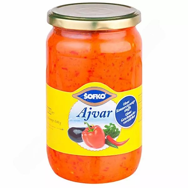 Sofko Ajvar Paprika-munakoisotahna 720g CAM - Tomaatti- ja paprikasäilykkeet - 6401 - 1