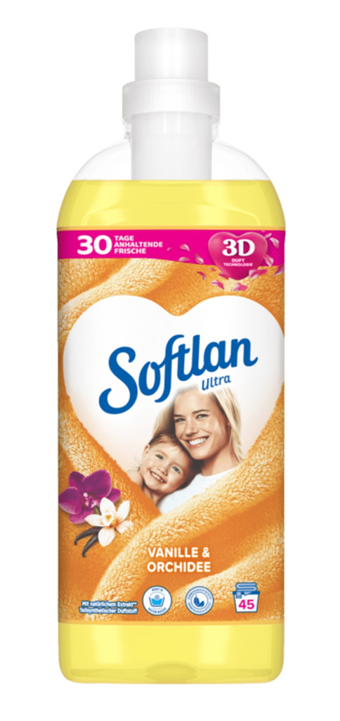 Softlan Softener Vanilja&Orchid/ Huuhteluaine 1L - Pyykinpesuaineet ja -tarvikkeet - 17961 - 1