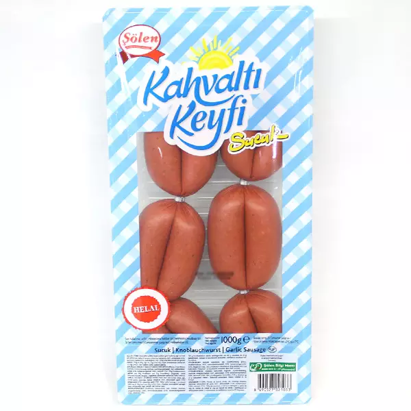 Sölen Kahvalti Keyfi Parmak Sucuk / Valkosipulimakkara 1Kg - Sucuk makkarat - 6201 - 1