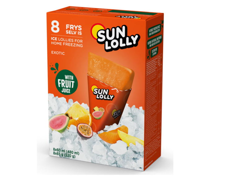 Sun Lolly Mehujää Exotic 8x60ml - Mehut ja nektarit - 17441 - 1