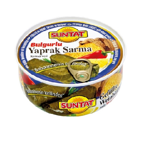 Suntat Bulgur Yaprak Sarma / Bulgurtäytteiset viininlehtikääryleet 280g TNK - Vihannessäilykkeet - 20691 - 1