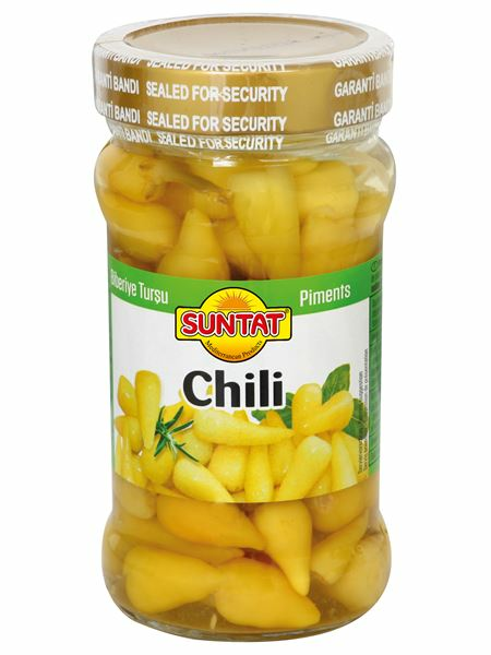 Suntat Chillies/ Chilipaprikat suolaliemessä 326ml CAM - Pepperonisäilyke - 20961 - 1