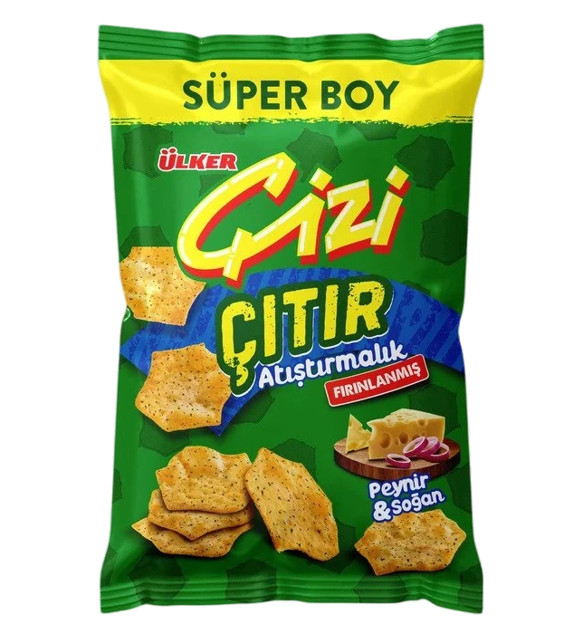 Ulker Cizi Cheese- Onion Crackers/ Keksit 120g - Täytekeksit ja vohvelit - 19061 - 1