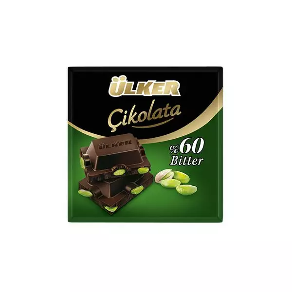 Ulker Dark Chocolate Pistachios 65g - Suklaat - 13751 - 1