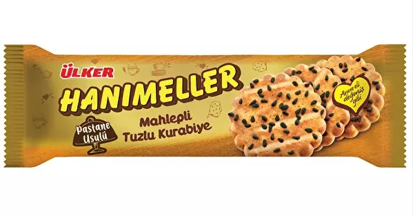 Ulker Hanimeller Mahlepli Tuzlu Kurabiye / Suolainen mahaleb keksi 81g - Täytekeksit ja vohvelit - 11571 - 1