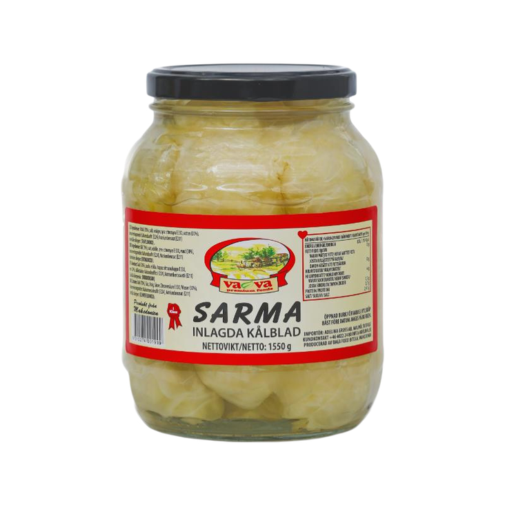 Vava Sarma/ Valkokaali säilyke 1700g - Vihannessäilykkeet - 17571 - 1