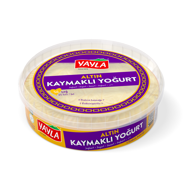 Yayla Altin Kaymakli Yogurt / Turkkilaista kermajogurtti 6% 800g - Turkkilaiset jogurtit - 5171 - 1