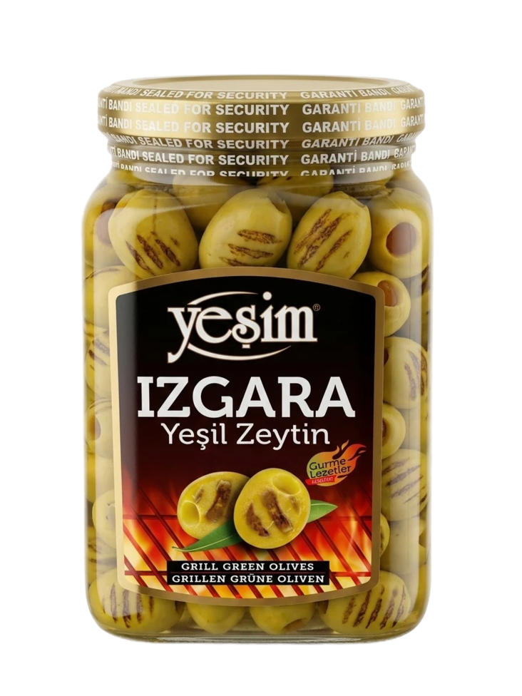 Yesim Izgara Yesil Zeytin/ Grillattu Vihreä oliivi 850g CAM - Oliivisäilykkeet - 19671 - 1