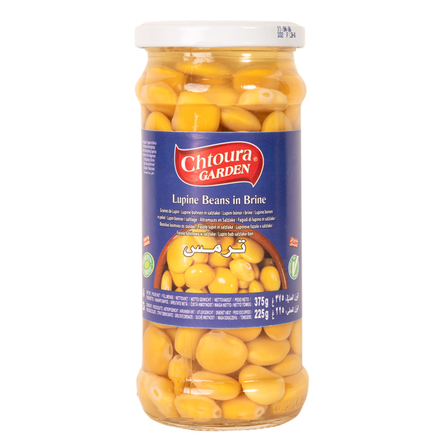 Chtoura Garden Lupines Beans in Brine / Lupiinipavut 375g - Papu- ja linssisäilykkeet - 1372 - 1