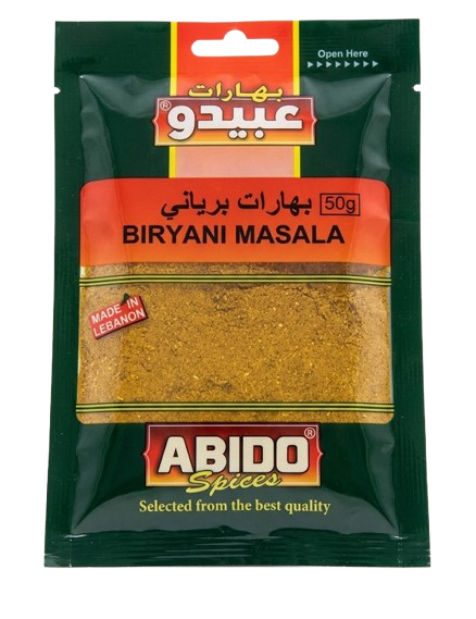 Abido Spices Briyani Masala Mausteseos 50g - Yleismausteet - 21322 - 1