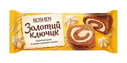 Roshe Golden Key Kääretorttu 180g - Täytekeksit ja vohvelit - 21572 - 1