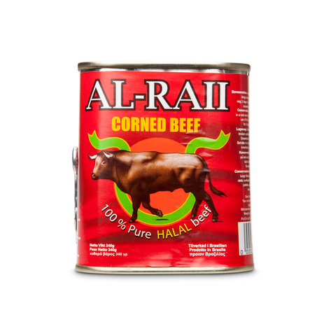 AL-RAII Corned Beef / Suolattu lihasäilyke 340g TNK - Liha- ja riistasäilykkeet - 10232 - 1