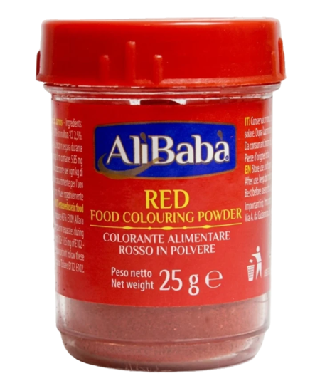 Alibaba Red Food Colour / Ruokaväri Punainen 25g - Elintarvikevärit - 20462 - 1