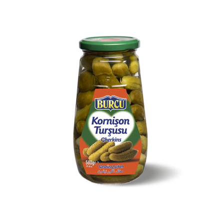 Burcu Kornison Tursusu / Pienet maustekurkut 580g CAM - Kurkkusäilykkeet - 1112 - 1
