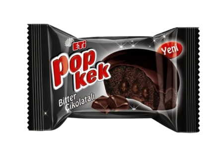 Eti Popkek with Dark Chocalate / Tummasuklaakakku 55g - Täytekeksit ja vohvelit - 21442 - 1